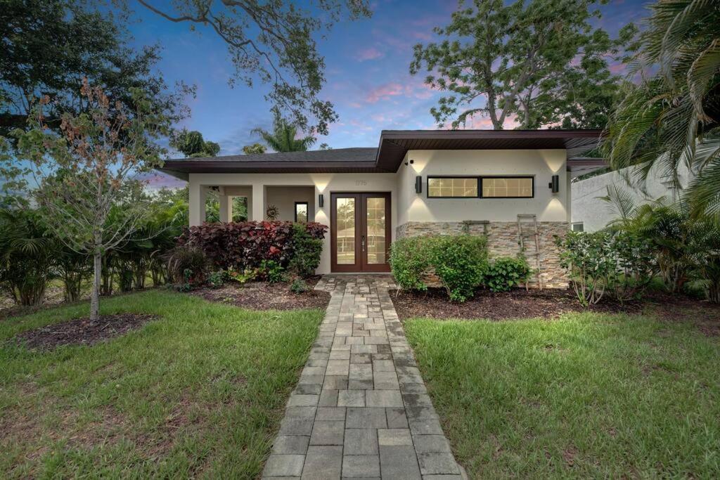 Courtyard Home With Pool, Spa & Sauna Close To Beach & City Center Sarasota Exterior foto