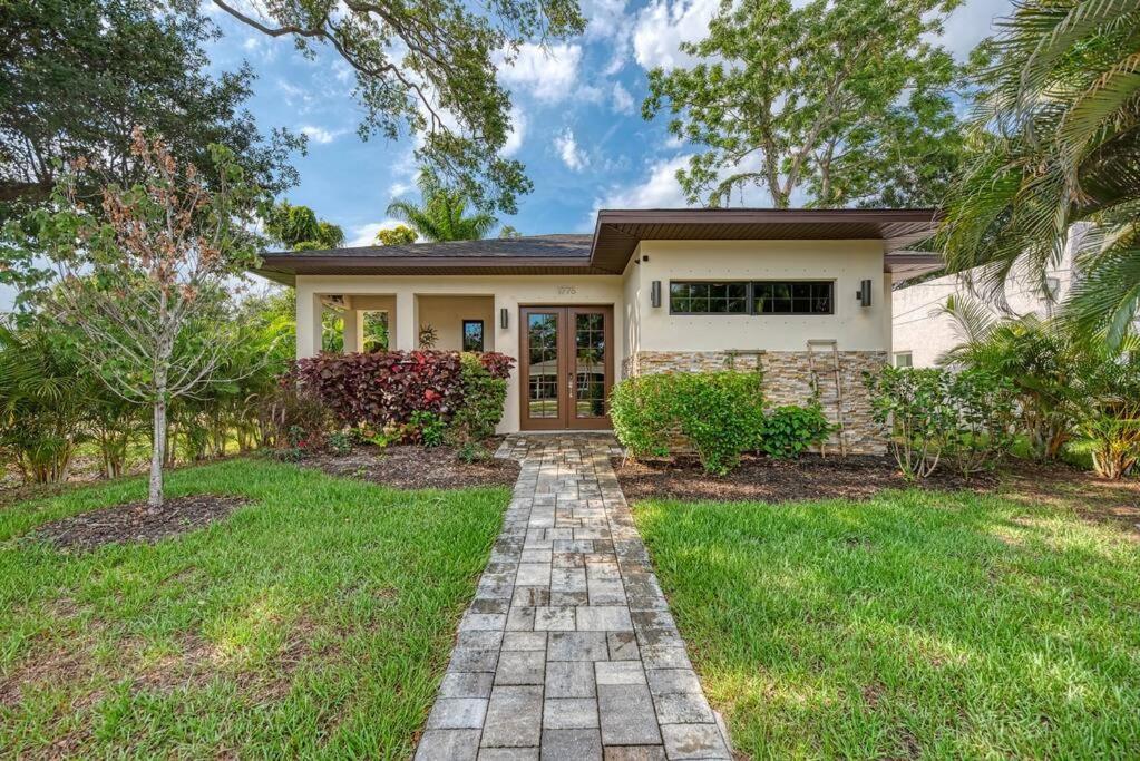 Courtyard Home With Pool, Spa & Sauna Close To Beach & City Center Sarasota Exterior foto